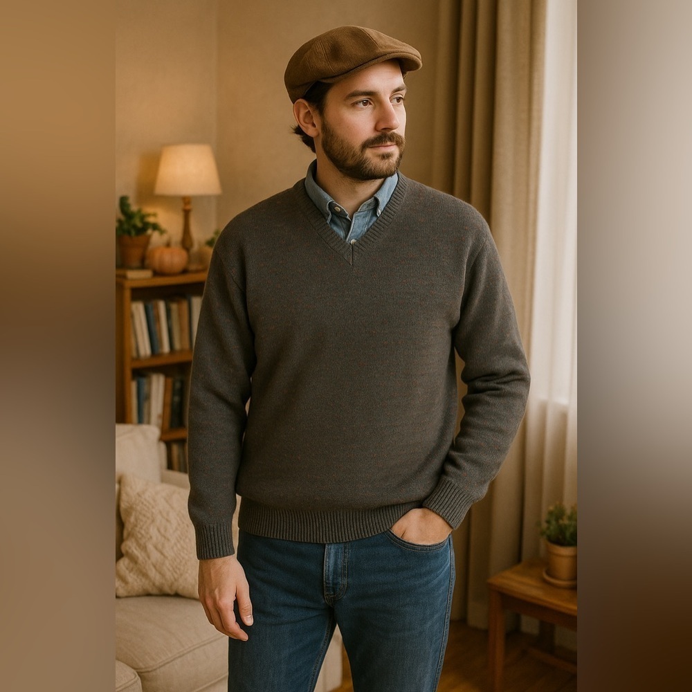 EUC Preswick & Moore Men’s Wool Blend Sweater – Sz M (Vintage Classic)